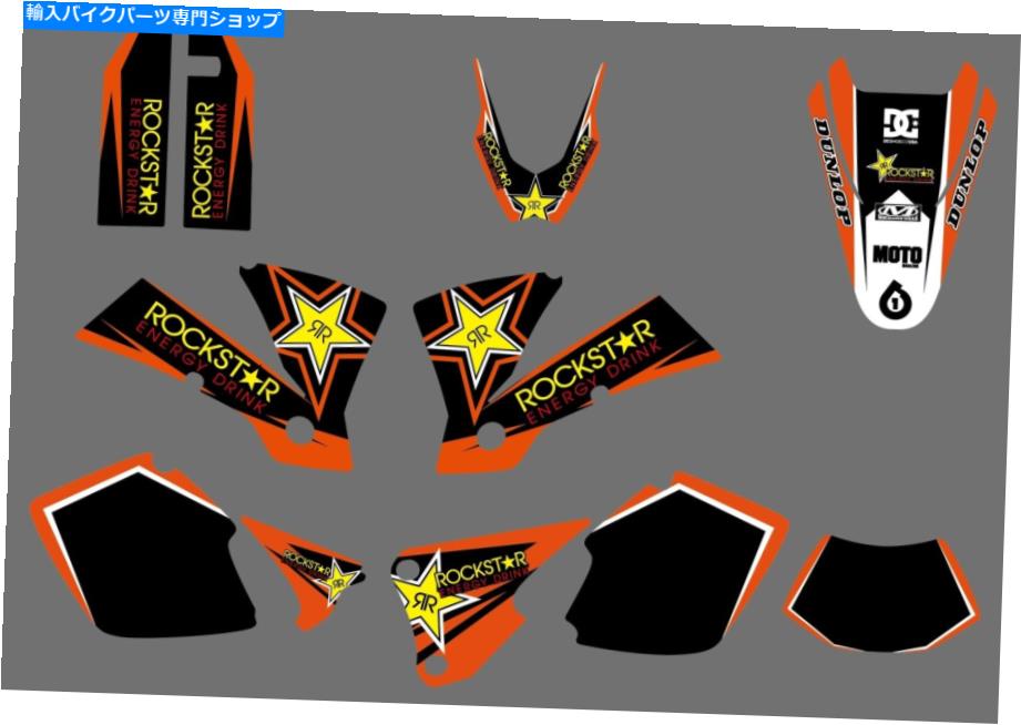 Graphics decal kit KTM 125 150 200 250 300 350 400 450 500 525 Ext Dirt Bike Decal Graphics Kit For KTM 125 150 200 250 300 350 400 450 500 525 EXC Dirt Bike Decal