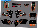 Graphics decal kit グラフィックキットの背景ステッカーKTM 125 200 250 450 525 SX 2005 2006のデカール Graphics Kit Background Stickers Decals For KTM 125 200 250 450 525 SX 2005 2006