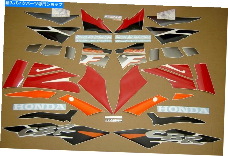 Graphics decal kit ۥCBR 600 F3եץǥ륻åȥƥåեååȥ٥600F3 Honda CBR 600 F3 full reproduction decals set stickers graphics kit labels 600f3