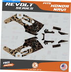 Graphics decal kit ホンダ・ナビのグラフィックキット（2016-2022）Revolt-Tan Graphics Kit for HONDA NAVI (2016-2022) REVOLT-tan