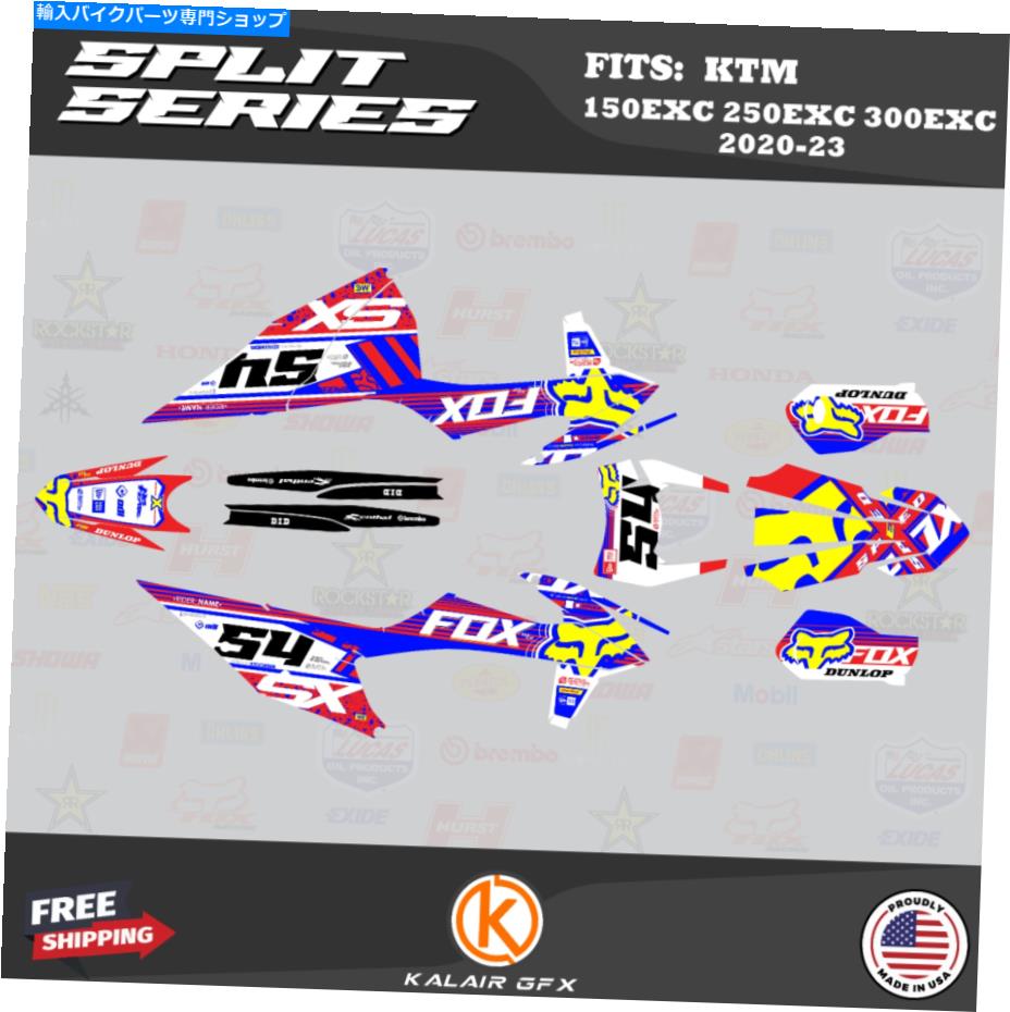 Graphics decal kit KTM 125EXC250EXC300EXC 2020 2021 2022 2023ץå-Red BluΥ...