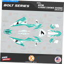 Graphics decal kit KTM 125xc、250xc、300xc 2019 2020 2021 2022ボルトシフト用のグラフィックキット Gr...