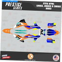 Graphics decal kit KTM MXのグラフィックキット2ストローク125SX 250SX&300SX 2023 PRESTIGE-ORANGE ...