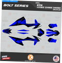 Graphics decal kit KTM 125xc、250xc、300xc 2019 2020 2021 2022ボルトブルー用のグラフィックキット Gr...