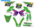 Us Custom Parts Shop USDM㤨Graphics decal kit 2001-2013 KX 85֤ꥰ꡼󥻥󥲥եååȸߴ 2001-2013 KX 85 THROWBACK Green Senge Graphics Kit Compatible with KawasakiפβǤʤ78,210ߤˤʤޤ