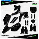 Graphics decal kit ブラックアウトスリックレーシンググラフィックスキットフィット06-08川崎KXF450 KXF 450デカール Blackout Slick Racing Graphics Kit fits 06-08 Kawasaki Kxf450 Kxf 450 Decal