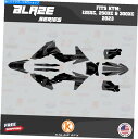 Graphics decal kit KTMのグラフィックキット2ストローク125xc、250xc、300xc 2023 Blaze-smoke Graphic...