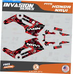 Graphics decal kit ホンダ・ナビのグラフィックキット（2016-2022）Invasion-Red Graphics Kit for HONDA NAVI (2016-2022) Invasion-Red