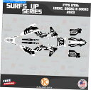 Graphics decal kit KTM 2ストローク125xc、250xc、300xc 2023 Surfsup-White用のグラフィックキット Gra...