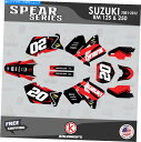 Graphics decal kit XYL̃OtBbNLbgRM125 RM250i2001-2012jRM 125 RM 250 Spear -Red Graphics Kit For Suzuki RM125 RM250 (2001-2012) RM 125 RM 250 Spear - Red
