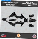 Graphics decal kit KTM MXのグラフィックキット2ストローク125SX 250SX&300SX 2023 Jawbreaker-Smoke...