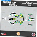 Graphics decal kit KTM MXのグラフィックキット2ストローク125SX 250SX&300SX 2023 SURFUP -TEAL Gra...