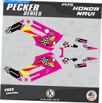 Graphics decal kit ホンダ・ナビのグラフィックキット（2016-2022）ペッカー - マゼンタ Graphics Kit for HONDA NAVI (2016-2022) Pecker - Magenta