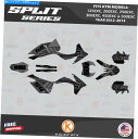 Graphics decal kit KTM 125 200 250 300 450 500EXCのグラフィックキット(2012-2013)スプリットスモーク ...