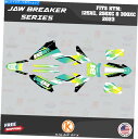 Graphics decal kit KTM 2ストローク125xc、250xc、300xc 2023 Jawbreaker-Lime用のグラフィックキット G...