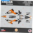 Graphics decal kit KTMのグラフィックキット150xc-W 250xc-W 300xc-W 2020 2021 2022 2023せん断 -...