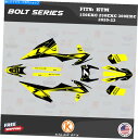 Graphics decal kit KTM 125EXC、250EXC、300EXC 2020 2021 2022 2023ボルトシフト用のグラフィックキット...