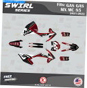 Graphics decal kit Gasgas MC85 MC 85 2021 2022 2023 Swirl-Red用のグラフィックキット Graphics Kit for GASGAS MC85 MC 85 2021 2022 2023 SWIRL-red