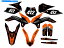 Graphics decal kit 2015-2017 SX 105Хʥꥪ󥸥󥲥եååKTMȸߴ 2015-2017 SX 105 BINARY Orange Senge Graphics Kit Compatible with KTM