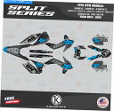 Graphics decal kit KTM 200、250、300、450、500xc-Wのグラフィックキット(2014-2015)スプリットグレーシアン G...