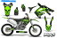 Graphics decal kit ۥCRF 450RȥХեåƥååȥǥåMX 2009-2012ޥꥹGRN Honda CRF 450R Dirt Bike Graphic Sticker Kit Decal Wrap MX 2009-2012 MALICE GRN