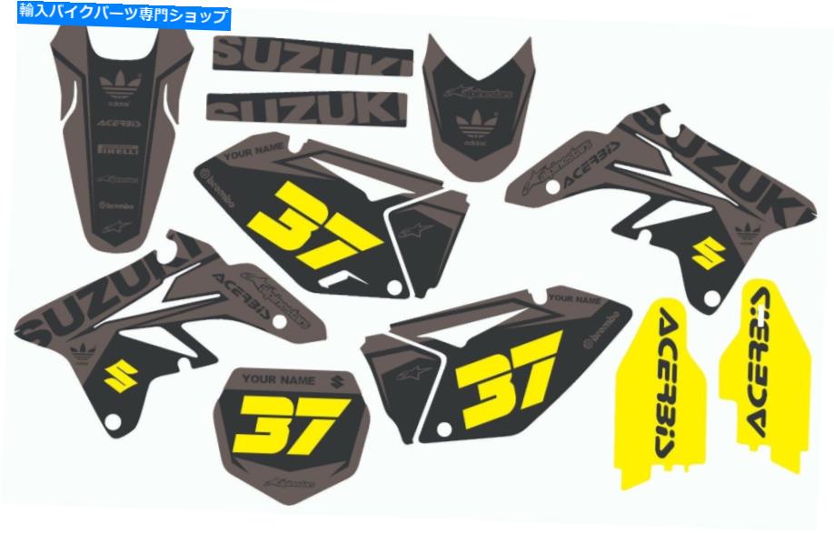 Suzuki RMZ 250 Graphics Decals Stickers 2007 2008 2009 RM-Z Custom Name NumberカテゴリGraphics decal kit状態新品メーカー車種発送詳細全国一律 送料無料 （※北海道、沖縄、離島は省く）商品詳細輸入商品の為、英語表記となります。Condition: NewModified Item: YesCountry/Region of Manufacture: ItalyTheme: MotocrossDisplayed Make: SuzukiType: Decal KitModification Description: Very ThickBrand: AnimusNon-Domestic Product: NoUPC: Does not apply《ご注文前にご確認ください》■海外輸入品の為、NC・NRでお願い致します。■取り付け説明書は基本的に付属しておりません。お取付に関しましては専門の業者様とご相談お願いいたします。■通常2〜4週間でのお届けを予定をしておりますが、天候、通関、国際事情により輸送便の遅延が発生する可能性や、仕入・輸送費高騰や通関診査追加等による価格のご相談の可能性もございますことご了承いただいております。■海外メーカーの注文状況次第では在庫切れの場合もございます。その場合は弊社都合にてキャンセルとなります。■配送遅延、商品違い等によってお客様に追加料金が発生した場合や取付け時に必要な加工費や追加部品等の、商品代金以外の弊社へのご請求には一切応じかねます。■弊社は海外パーツの輸入販売業のため、製品のお取り付けや加工についてのサポートは行っておりません。専門店様と解決をお願いしております。■大型商品に関しましては、配送会社の規定により個人宅への配送が困難な場合がございます。その場合は、会社や倉庫、最寄りの営業所での受け取りをお願いする場合がございます。■輸入消費税が追加課税される場合もございます。その場合はお客様側で輸入業者へ輸入消費税のお支払いのご負担をお願いする場合がございます。■商品説明文中に英語にて”保証”関する記載があっても適応はされませんのでご了承ください。■海外倉庫から到着した製品を、再度国内で検品を行い、日本郵便または佐川急便にて発送となります。■初期不良の場合は商品到着後7日以内にご連絡下さいませ。■輸入商品のためイメージ違いやご注文間違い当のお客様都合ご返品はお断りをさせていただいておりますが、弊社条件を満たしている場合はご購入金額の30％の手数料を頂いた場合に限りご返品をお受けできる場合もございます。(ご注文と同時に商品のお取り寄せが開始するため)（30％の内訳は、海外返送費用・関税・消費全負担分となります）■USパーツの輸入代行も行っておりますので、ショップに掲載されていない商品でもお探しする事が可能です。お気軽にお問い合わせ下さいませ。[輸入お取り寄せ品においてのご返品制度・保証制度等、弊社販売条件ページに詳細の記載がございますのでご覧くださいませ]&nbsp;