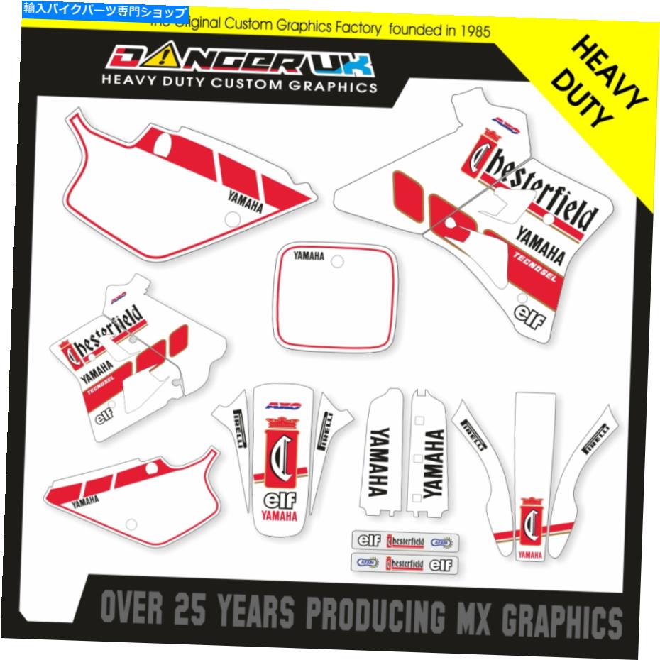 Graphics decal kit ヤマハYZ 250 1991チェスターフィールドモトクロスMXグラフィックデカールステッカ..