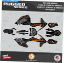 Graphics decal kit KTM 150/250/300XC-W&250/350/500EXC-F 2017-19 Rugged-gs Shiftの...