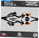 Graphics decal kit KTM Enduro 250xcのグラフィックキット、300xc(2015-2016)Boldシリーズ - オレンジ Gr...
