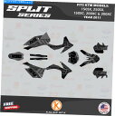 Graphics decal kit KTM 150SX、250SX、150XC、200XC、300XC(2011)のグラフィックキット(2011)スプリット ...
