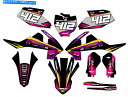 Graphics decal kit 2019-2023 SX 65 Surge Purple Senge Graphics KitとKTMと互換性 2019-2023 SX 65 SURGE Purple Senge Graphics Kit Compatible with KTM