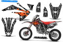 Graphics decal kit デカールグラフィックキットホンダCRF150 R 17-21 CircuitBrkr White Decal Graphic Kit Honda CRF150 R 17-21 CircuitBRKR White