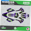 Graphics decal kit 川崎KX85 KX100のグラフィックキット（2001-2013）KX 85 Warrior-Purple Graphics Kit for Kawasaki KX85 KX100 (2001-2013) KX 85 Warrior-Purple