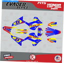 Graphics decal kit ホンダCRF300L CRF 300L 2021 Evader-Krazyのグラフィックキット Graphics Kit ...