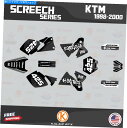 Graphics decal kit KTM SX125 SX200 SX250 SX300(1998-2000)Screech-Smokeのグラフィックキット...
