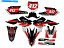 Graphics decal kit 2014-2017 YZ 450 F RICOCHET BLACK SENGE GRAPHICS KIT YAMAHAȸߴ 2014-2017 YZ 450 F RICOCHET Black Senge Graphics Kit Compatible with Yamaha