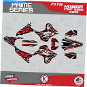 Graphics decal kit ホンダCRF300L CRF 300L 2021 PRIME-RED用のグラフィックキット Graphics Kit fo...