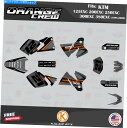 Graphics decal kit KTM 125EXC 200Exc 250EXC 300EXC 380EXC(1998-2000)OGCREW-SMOKE...