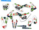 Graphics decal kit 2021-2023 MC 85 Tropic White Senge Graphics KitとGasgasと互換性 2021-2023 MC 85 TROPIC White Senge Graphics Kit Compatible with GASGAS