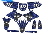 Graphics decal kit 2008-2014 Polisport Restyle YZ 125 Flaming Gearhead Blue Senge Graphics Kit C ... 2008-2014 POLISPORT RESTYLE YZ 125 FLAMING GEARHEAD Blue Senge Graphics Kit C...