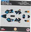 Graphics decal kit KTM 125Exc 200Exc 250EXC 300EXC 380EXC(1998-2000)BOLD-OC用のグラフ...