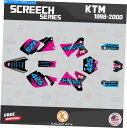 Graphics decal kit KTM 125SX 200SX 250SX 300SX 380SX(1998-2000)Screech-CM用のグラフィッ...