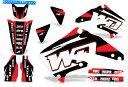 Graphics decal kit ホンダCRF450RデカールグラフィックスキットダートバイクラップステッカーCRF450 02-04 WD RED Honda CRF450R Decal Graphics Kit Dirt Bike Wrap Sticker CRF450 02-04 WD Red