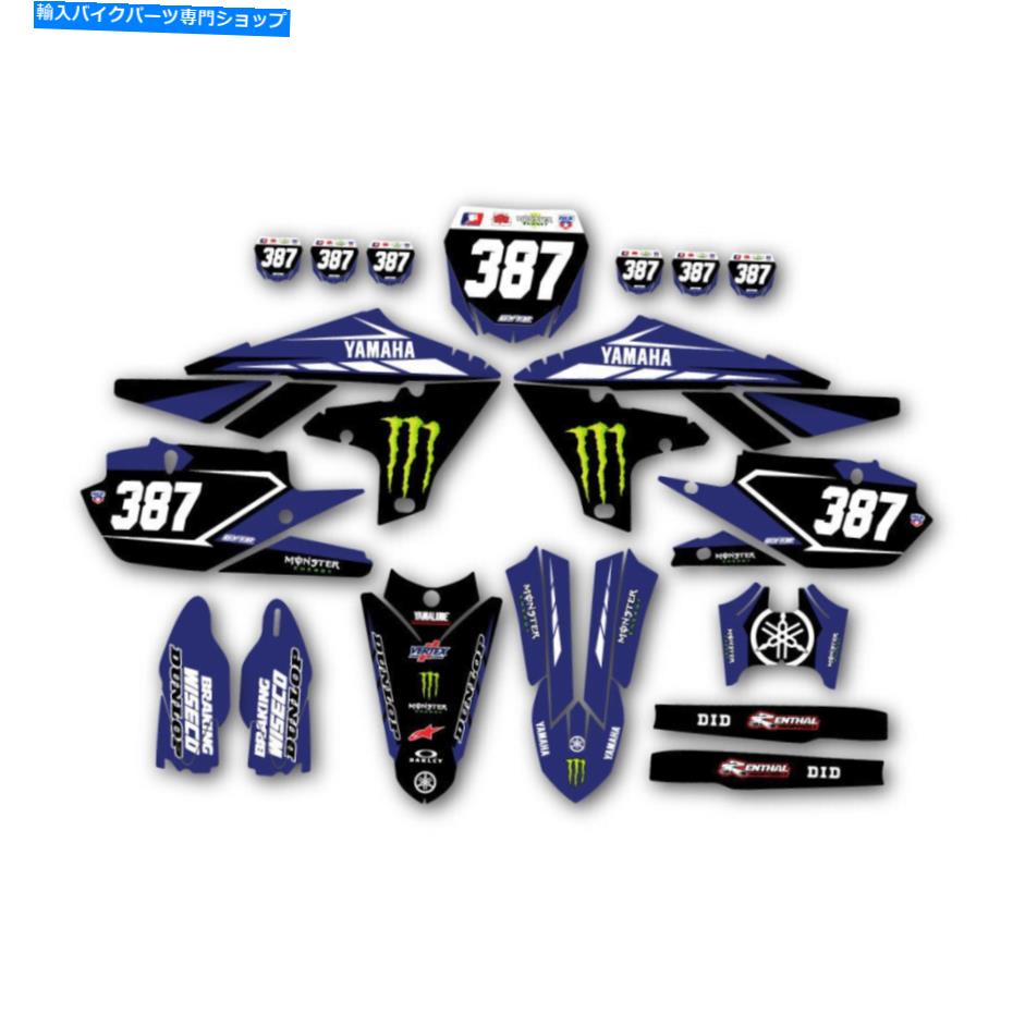 Graphics decal kit ヤマハファクトリーチームグラフィックスカットデカールYZ250F 2019 2020 2021 2022 2023 YAMAHA FACTORY TEAM GRAPHICS KIT DECAL YZ250F 2019 2020 2021 2022 2023