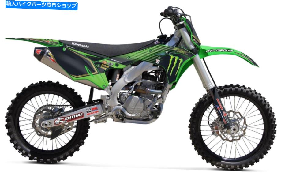 Graphics decal kit スロットルシンジケート2019プロサーキットモンスターエネルギー川崎グラフィックキット Throttle Syndicate 2019 Pro Circuit Monster Energy Kawasaki Graphic Kit