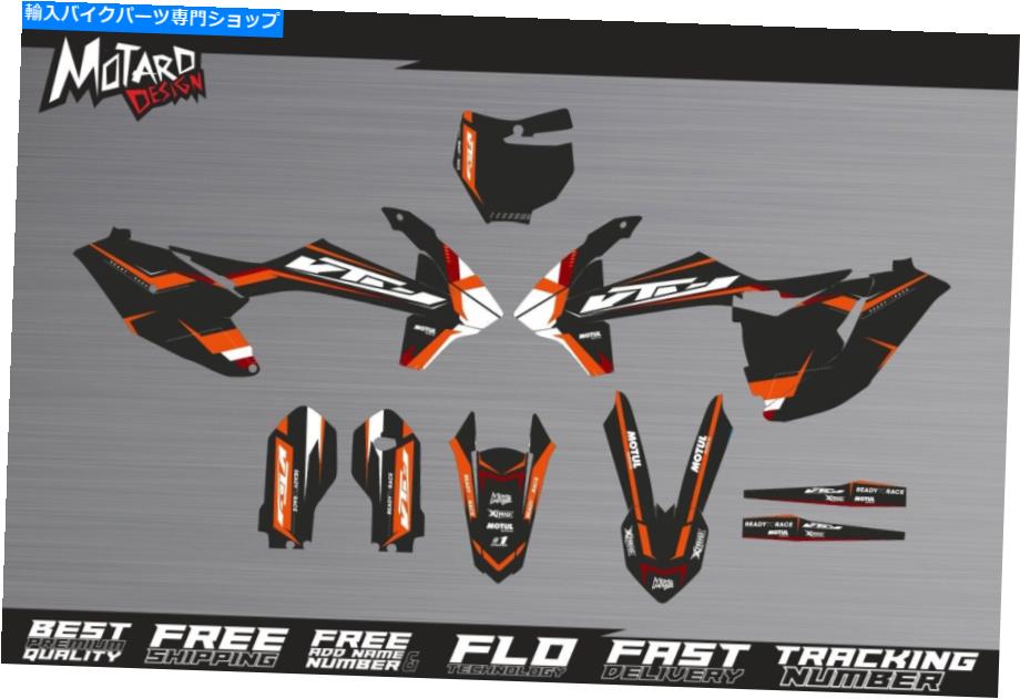 Graphics decal kit KTM SX 85 2018 2019 2020 2021 2022グラフィックキットデカールステッカーによるMotard Design KTM SX 85 2018 2019 2020 2021 2022 Graphics Kit Decals Stickers by Motard Design