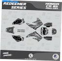 Graphics decal kit ホンダCRのグラフィックキット85 2003-2014 CR85 Redeemer-Smoke Graphics Kit for Honda CR 85 2003-2014 CR85 REDEEMER-Smoke