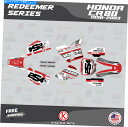 Graphics decal kit ホンダCR 80のグラフィックキット1998-2003 CR80 Redeemer-Red Graphics Kit for Honda CR 80 1998-2003 CR80 REDEEMER-Red