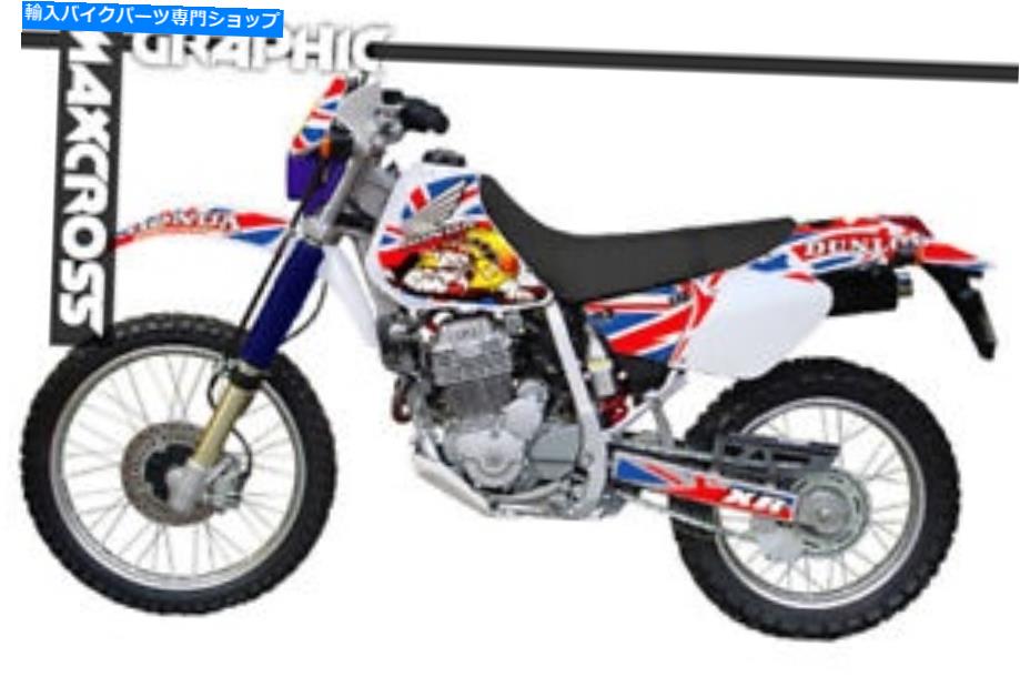 Graphics decal kit Honda XR250R XR400R 1995-2005 Maxcross Graphics Kit DecalsステッカーMSP1 HONDA XR250R XR400R 1995-2005 MAXCROSS GRAPHICS KIT DECALS STICKERS MSP1