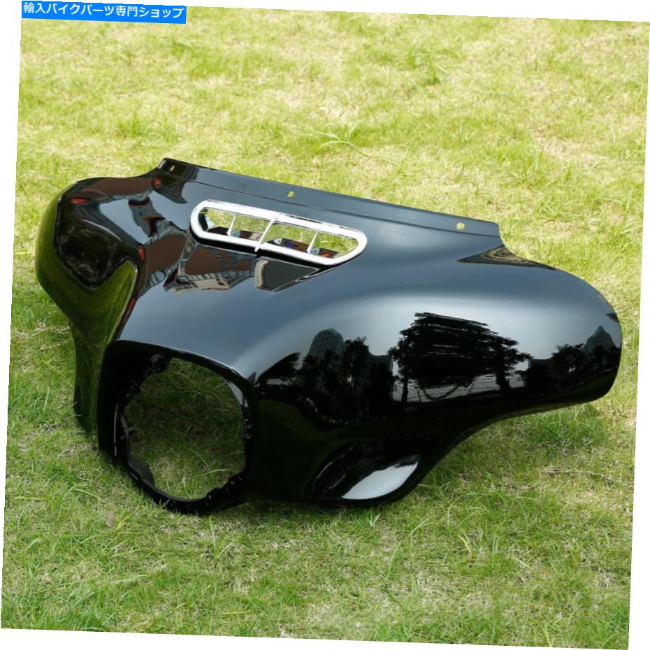 Graphics decal kitFairings ハーレーエレクトラグライド2014-2022に適した鮮やかな黒いフロントバットウィングアウターフェアリング Vivid Black Front Batwing Outer Fairing Fit For Harley Electra Glide 2014-2022